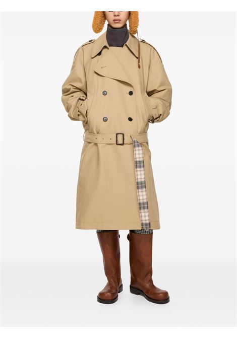 cappotto trench satin unisex beige ACNE STUDIOS | A90683AEK